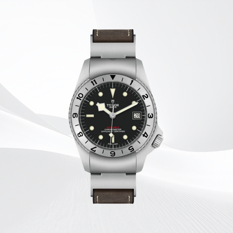 TUDOR Black Bay Brown Leather Strap