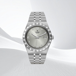 TUDOR Royal, 38 mm steel case, Diamond-set dial