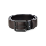 Cinturón reversible de piel negra y marrón de 35 mm