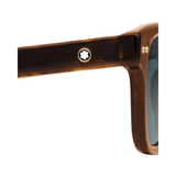 EXT Squared Havana Frame Sunglasses