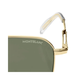 CL Rectangular Gold Col Frame Sunglasses