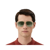 CL Rectangular Gold Col Frame Sunglasses