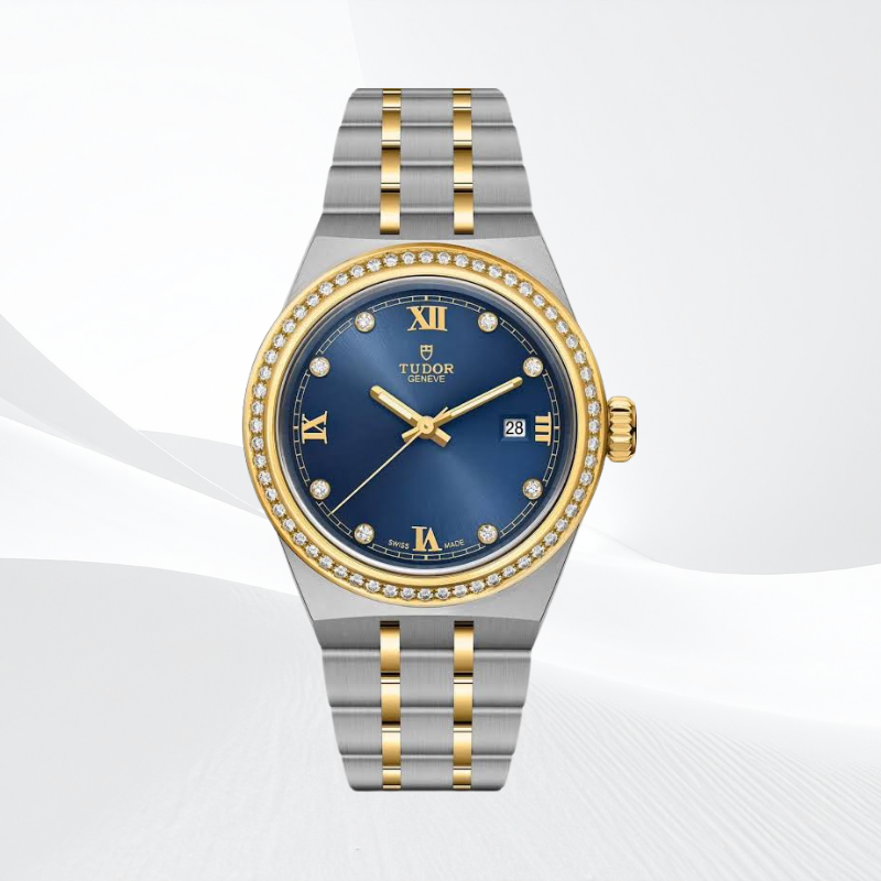 Tudor Royal con bisel engastado de diamantes