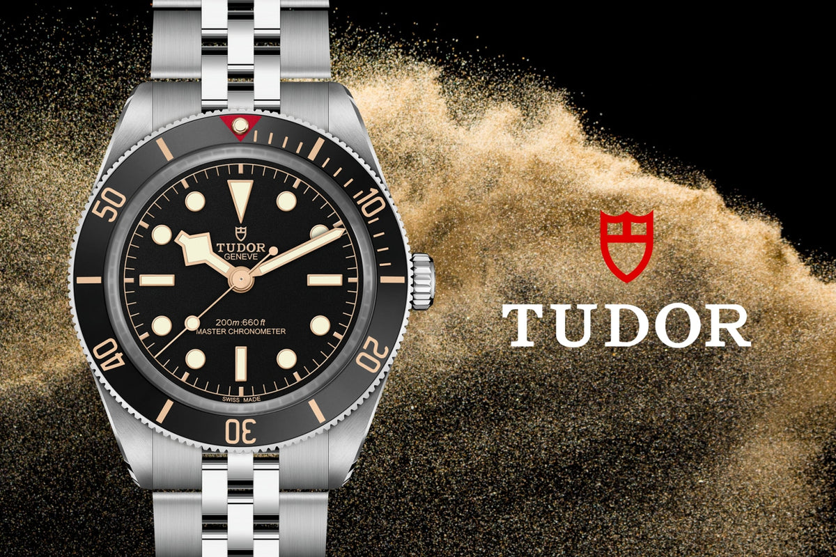 Banner para teléfono fondo negro Tudor Black Bay 58